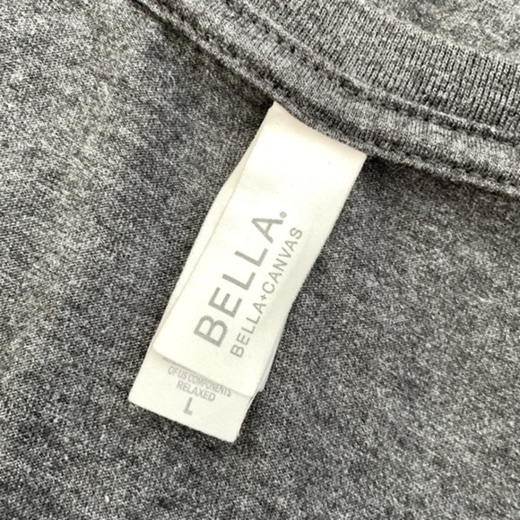 BELLA CANVAS | Women’s BELLA CANVAS DISNEYLAND Theme Charcoal Gray V Neck Shirt - Picture 2 of 6